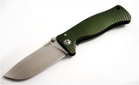 Нож LionSteel серии SR-1 Aluminium лезвие 94 мм, рукоять - зеленая