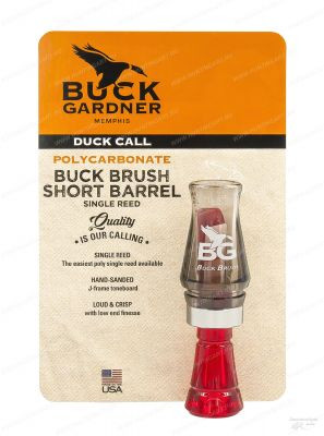 Манок духовой на крякву утку Buck Gardner Buck Brush Short Barrel (поликарбонат)