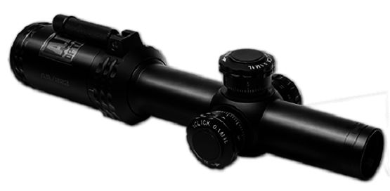 Прицел Bushnell AR Optics 1-4X24, 30мм., BTR, C подсв., красн., FFP, Рычаг PCL, 525гр.