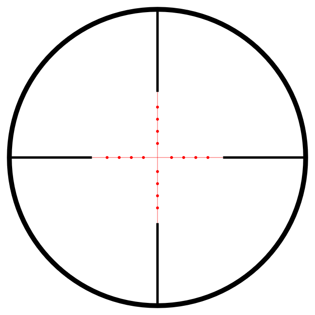 Оптический прицел Hawke Vantage IR 3-9x50 Mil-Dot с подсветкой (14230)