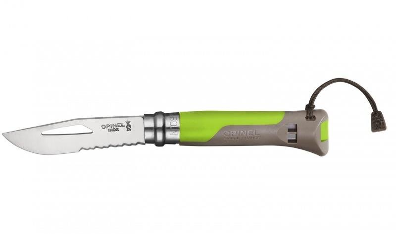 Нож Opinel серии Specialists Outdoor №08, клинок 8,5см., белый/зелёный