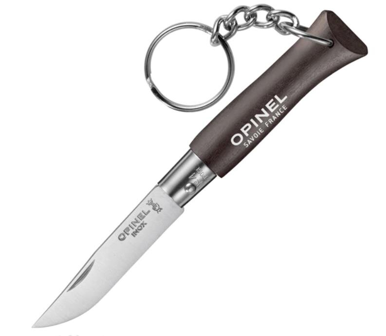 Нож Opinel серии Tradition Keyring №04, чёрный