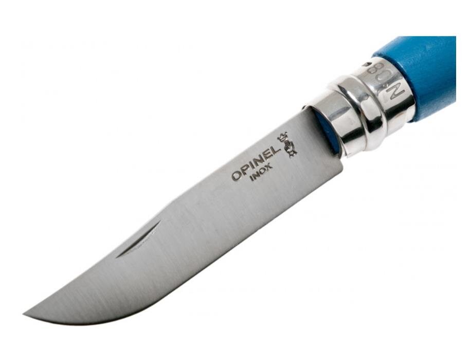 Нож Opinel серии Tradition Trekking №06, клинок 7см, бирюзовый