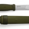 Нож Morakniv Kansbol, чёрный/зелёный