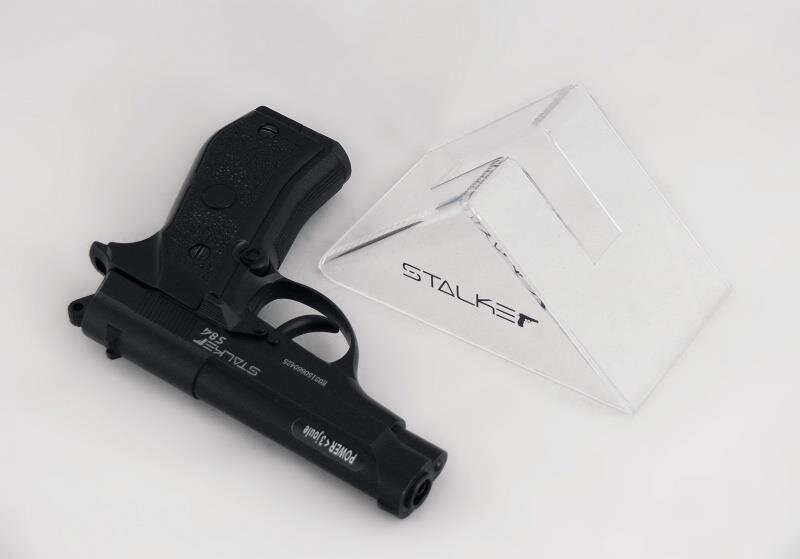 Подставка для пистолетов Stalker "треугольник", пластик прозрачный