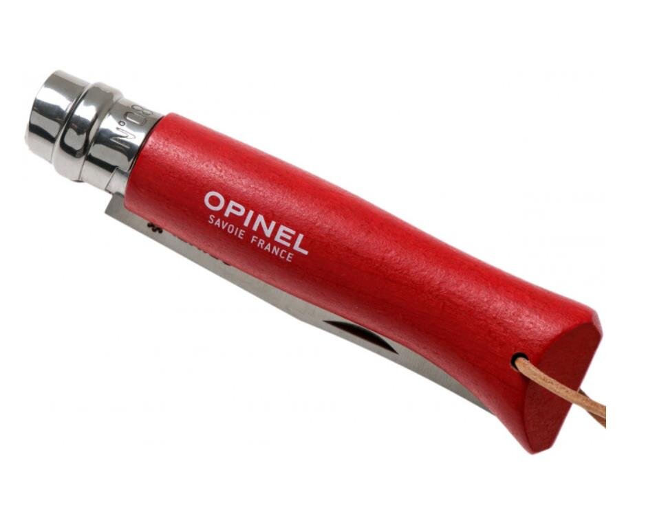 Нож Opinel серии Tradition Trekking №06, клинок 7см, клубничный