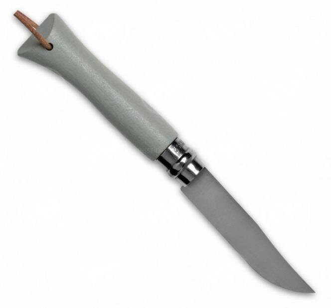 Нож Opinel серии Tradition Trekking №06, клинок 7см, серый (облако)