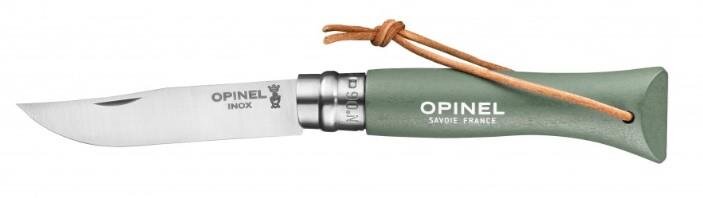 Нож Opinel серии Tradition Trekking №06, клинок 7см, шалфей