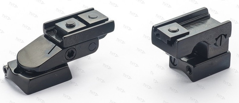 Поворотный кронштейн Rusan шина Swarovski на Sauer 202 BH=17мм 0034-SR-17