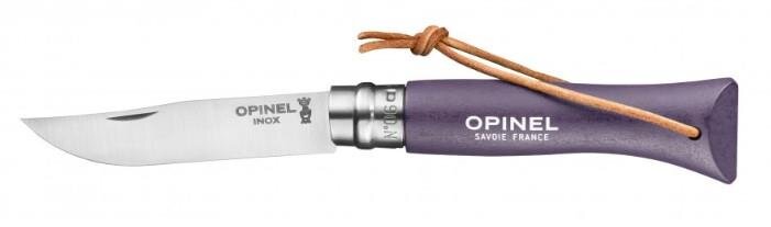 Нож Opinel серии Tradition Trekking №06, клинок 7см, серо-фиолетовый