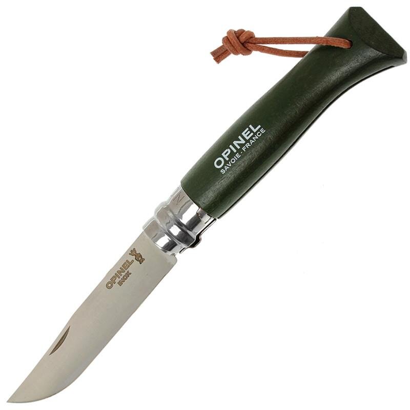 Нож Opinel серии Tradition Trekking №07, клинок 8 см, зелёный Нож Opinel серии Tradition Trekking №07, клинок 8 см, зелёный