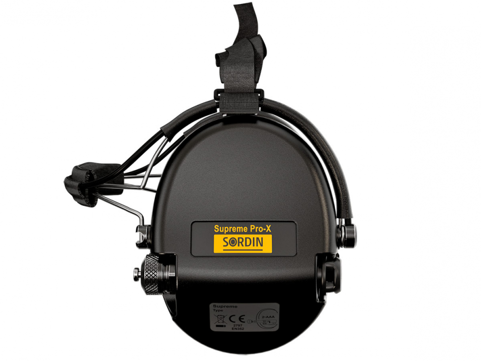Наушники активные Sordin (MSA) Supreme Pro-X Neckband, чёрные