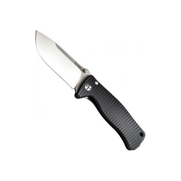 Нож LionSteel серии SR ALUMINUM лезвие 78 мм, рукоять - анодированный алюминий, цвет чёрный, в дерев