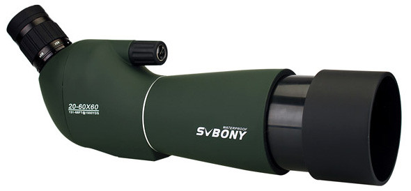 Зрительная труба SVBONY SV28 20–60x60 WP со штативом, наклонная