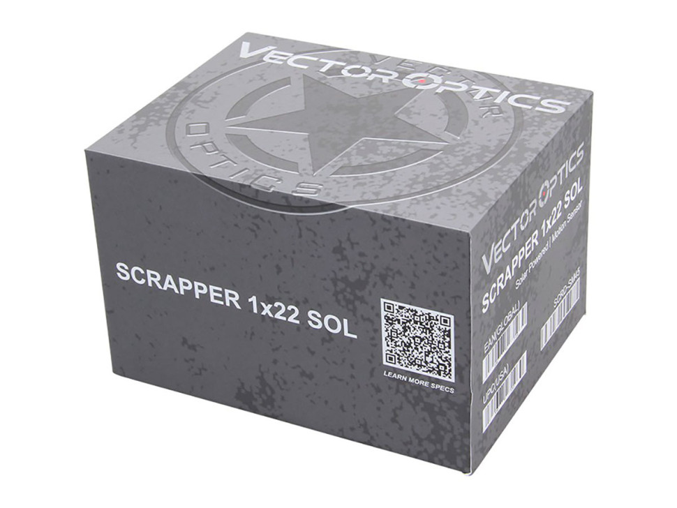 Коллиматор Vector Optics Scrapper 1x22 Solar, MRS красная