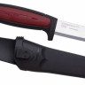Нож Morakniv Pro, углеродистая сталь, бордовый