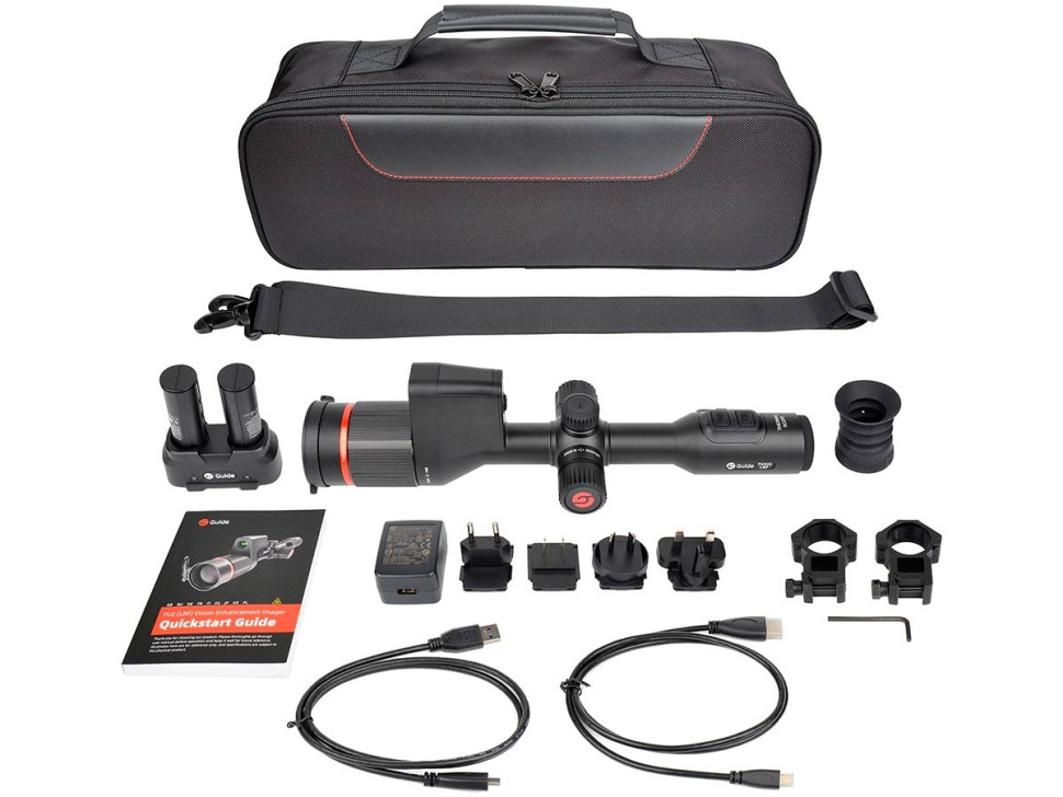 Прицел тепловизионный Guide TU651 LRF 2,36x-18,88x, 640x480, D50мм