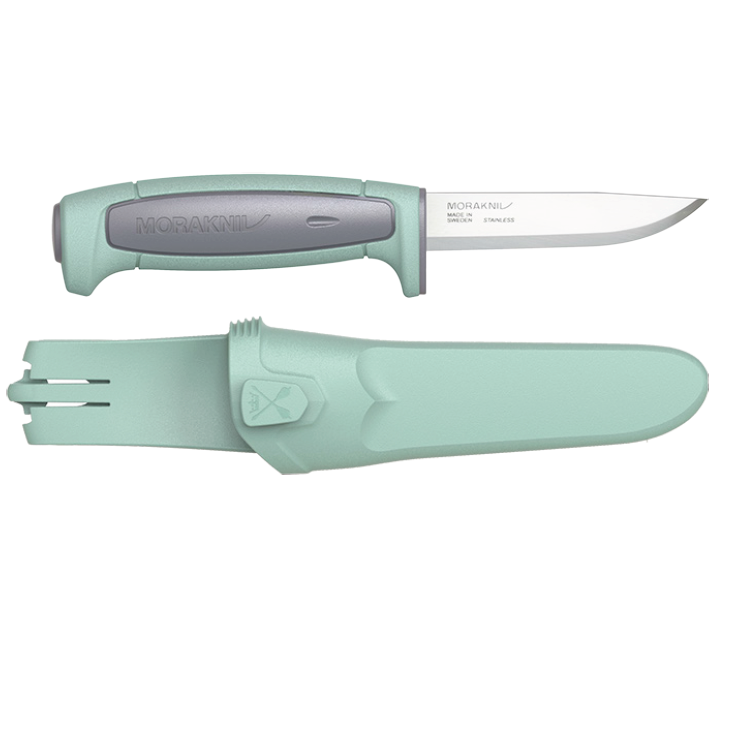 Нож Morakniv Basic 546 2021 Edition нержавеющая сталь, пласт. ручка (зеленая) серая. вставка, 13957