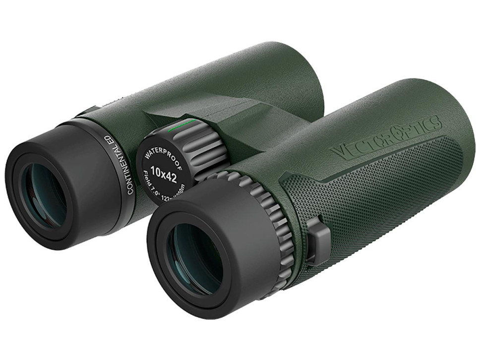 Бинокль Vector Optics Continental 10x42 ED, Roof-призмы BaK-4, OD Green