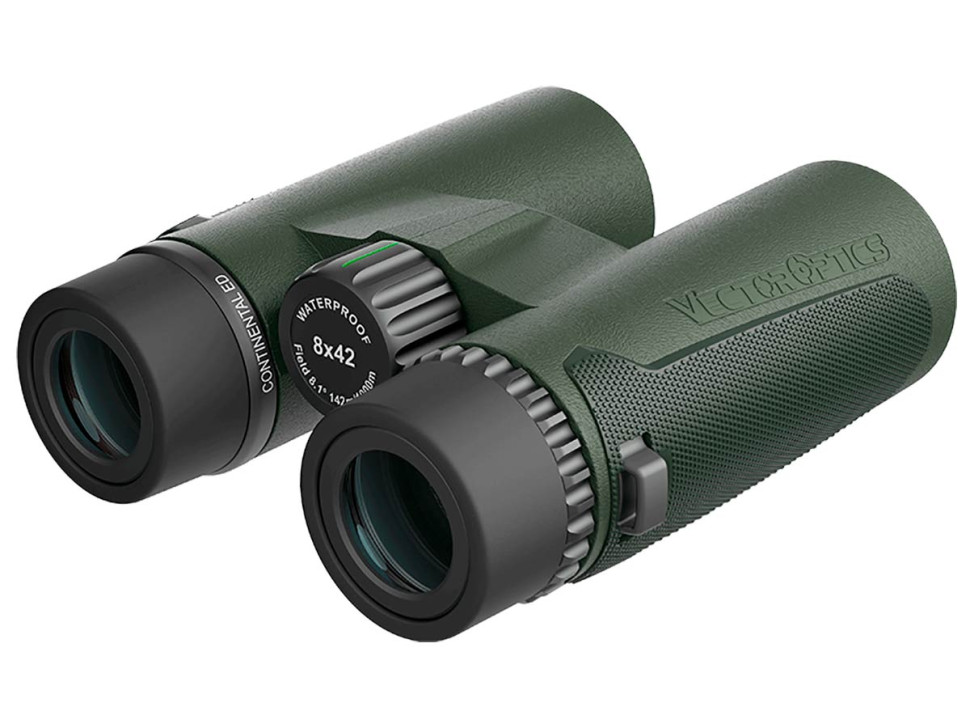 Бинокль Vector Optics Continental 8x42 ED, Roof-призмы BaK-4, OD Green
