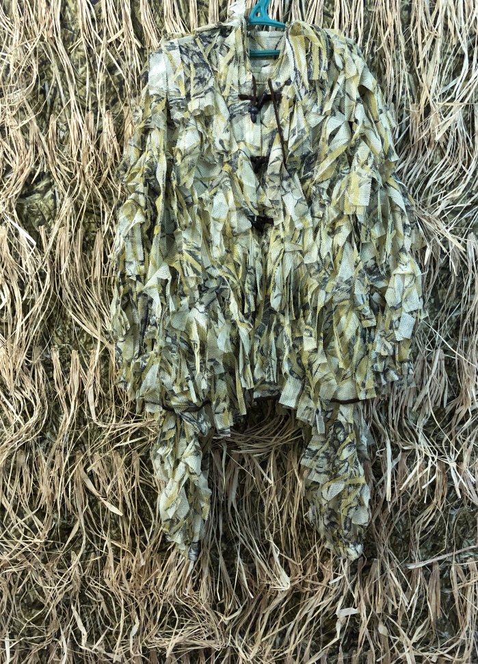 Полотно маскировочное  1,5*2 метра, с травой рафия, цвет NW2