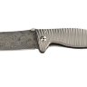 Нож LionSteel серии SR-1 Damascus лезвие 94 мм, дамаск, рукоять - титан, в деревянной коробке