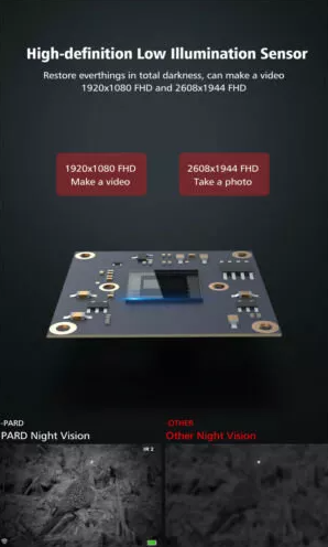 Цифровая насадка PARD NV-007V (F12мм, 850 нм, ⌀45 мм)
