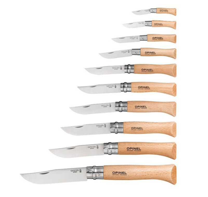 Набор ножей Opinel серии Tradition №02-12 - 10шт., нержавеющая сталь