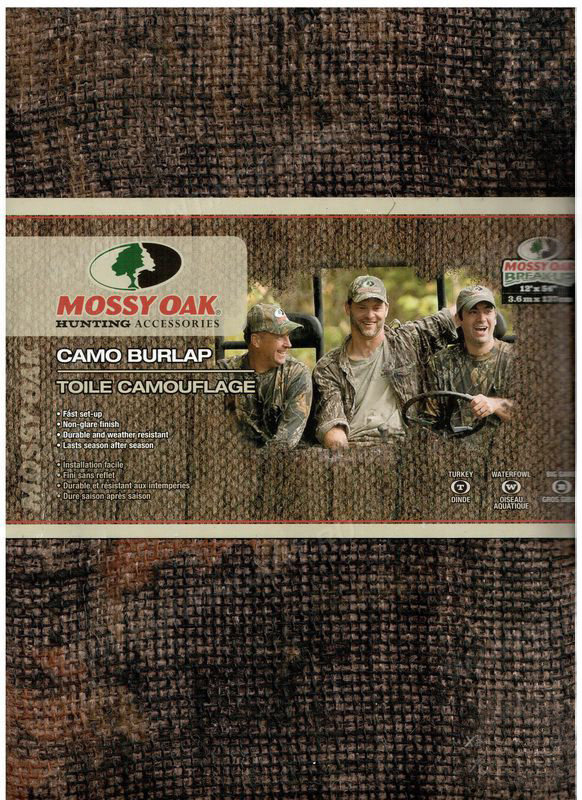 Камуфляжная ткань для создания засидки (мешковина) Mossy Oak® Break-Up®