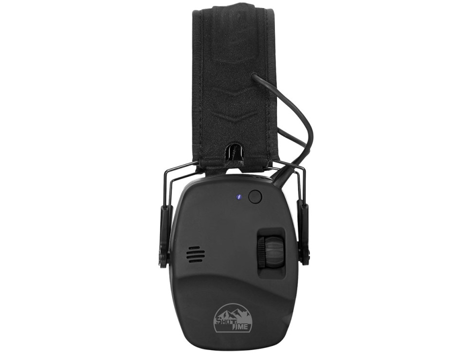 Наушники активные ShotTime 30 BT, Bluetooth, NRR 22dB, чёрные