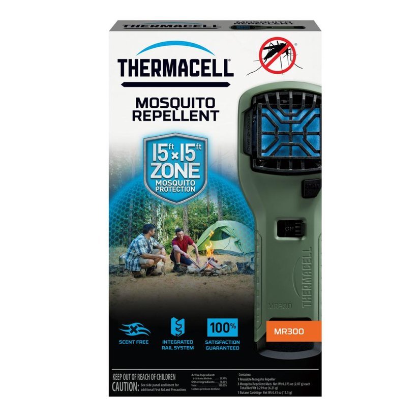 Прибор противомоскитный Thermacell MR-300 Repeller Olive (оливковый), MR 300G