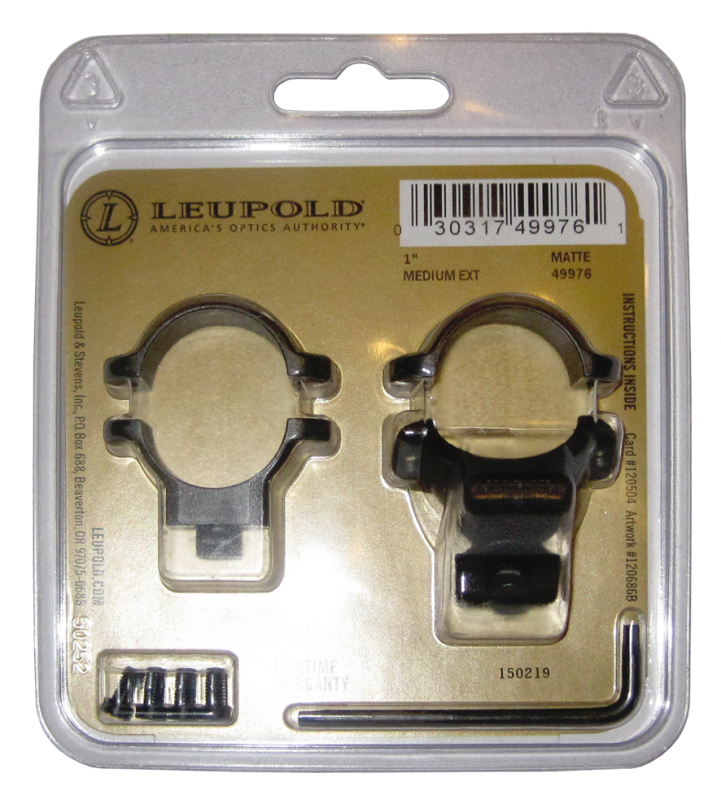 Кольца Leupold для быстросъемного кронштейна 26 мм с выносом, средние