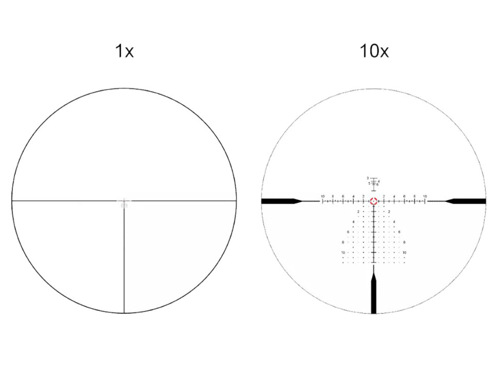 Прицел Vector Optics Continental 34mm ED 1-10x28 FFP, VET-CTR (MIL)