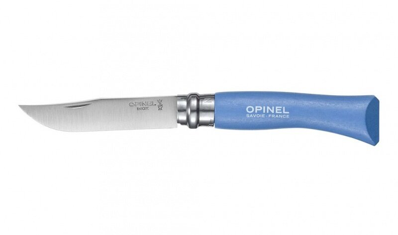 Нож Opinel серии Tradition Colored №07, цвет - голубой