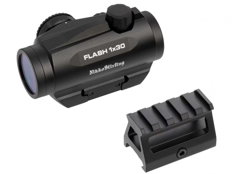 Коллиматор Nikko Stirling Flash 1X30mm NRD30H, 3 МOA, на Weaver Коллиматор Nikko Stirling Flash 1X30mm NRD30H, 3 МOA, на Weaver