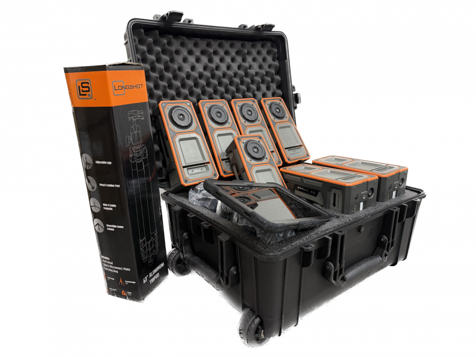 Комплект камер Longshot LR-3 +4+EA+Tablet – для 5 мишеней, дистанция до 2 миль.