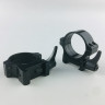 Кольца Rusan быстросъемные Picatinny на 30мм H8 рычажные (050P-30-8-R) 