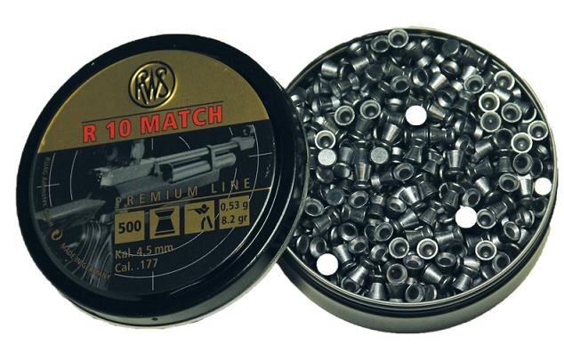Пульки RWS R10 Match 4,5 мм (4,49) (500 шт)