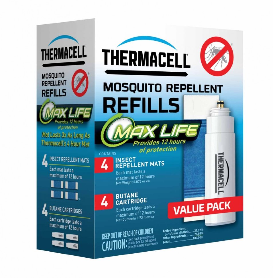 Набор расходных материалов для противомоскитных приборов ThermaCell Long Life Refill, MR L4