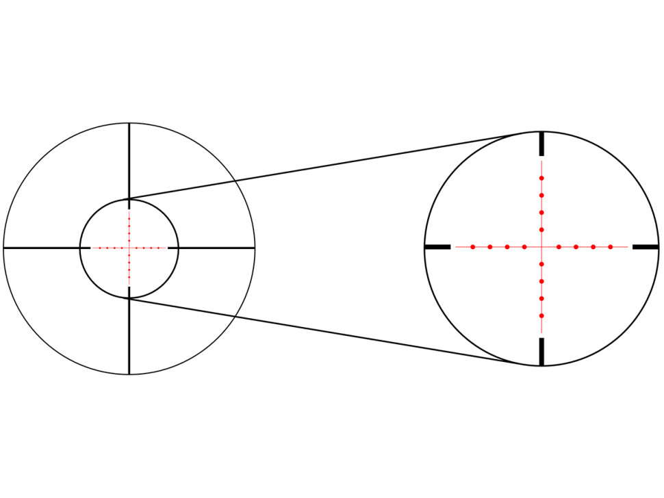 Прицел Gaut Quartz 3-9x40 AO, сетка 2 (Mil-Dot), подсветка
