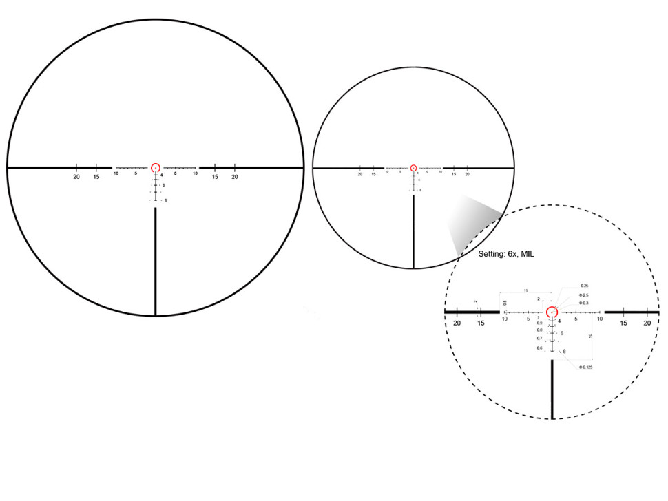 Прицел Vector Optics Continental Hunting 1-6x24, German-4