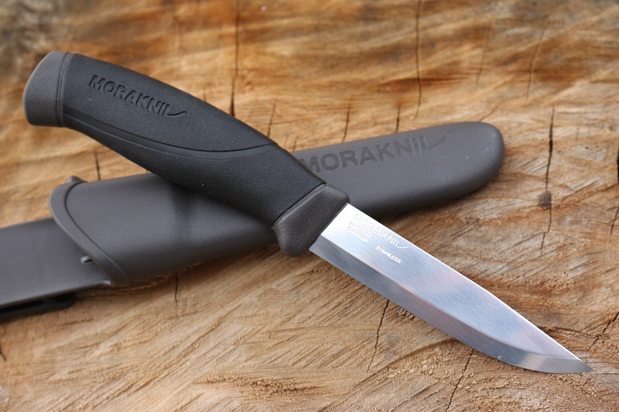 Нож Morakniv Companion Anthracite, нержавеющая сталь, 13165