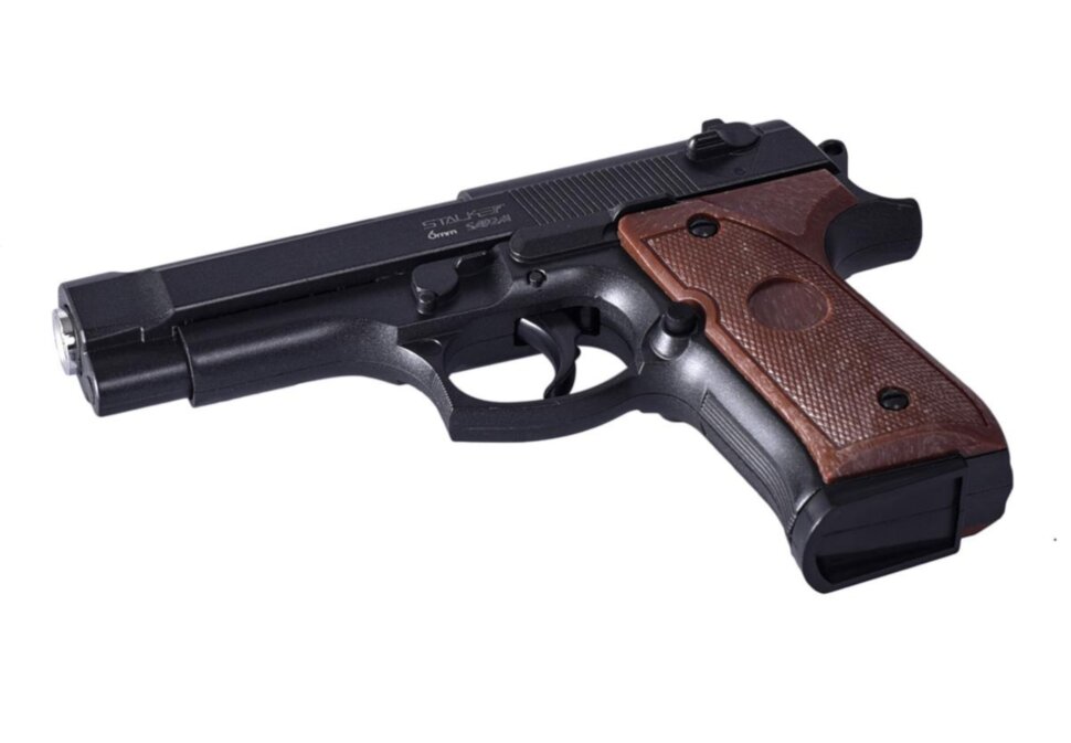 Пистолет пневматический Stalker SA92M Spring (Beretta 92), к.6мм