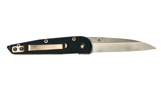 Нож Sanrenmu серии EDC, лезвие 66 мм, рукоять G10 чёрная, крепление на ремень