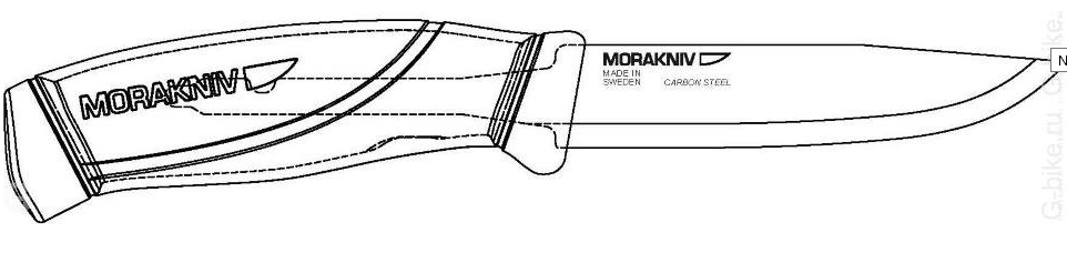 Нож Morakniv Companion Desert, нержавеющая сталь, 13166