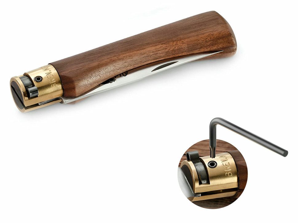 Нож складной Old Bear Classical Walnut L, сталь W1.4060, Satin, орех Нож складной Old Bear Classical Walnut L, сталь W1.4060, Satin, орех