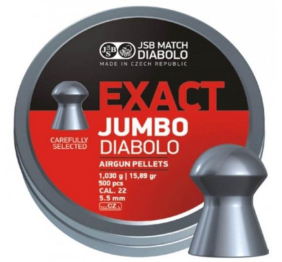 Пульки JSB Exact Jumbo кал. 5,5 мм (500 шт)