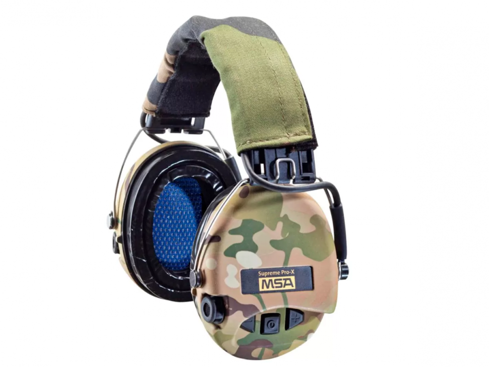 Наушники активные Sordin (MSA) Supreme Pro-X LED GEL, Camo MultiCam