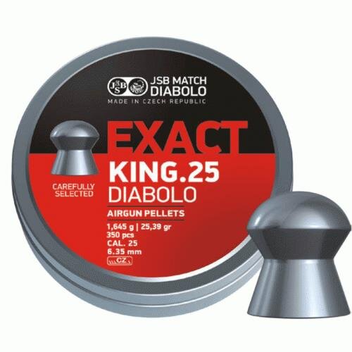 Пульки JSB Exact King 6,35 мм (350 шт)