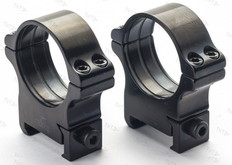 Кольца Rusan на Weaver 30мм, BH=10мм 050-30-10-V Кольца Rusan на Weaver 30мм, BH=10мм 050-30-10-V